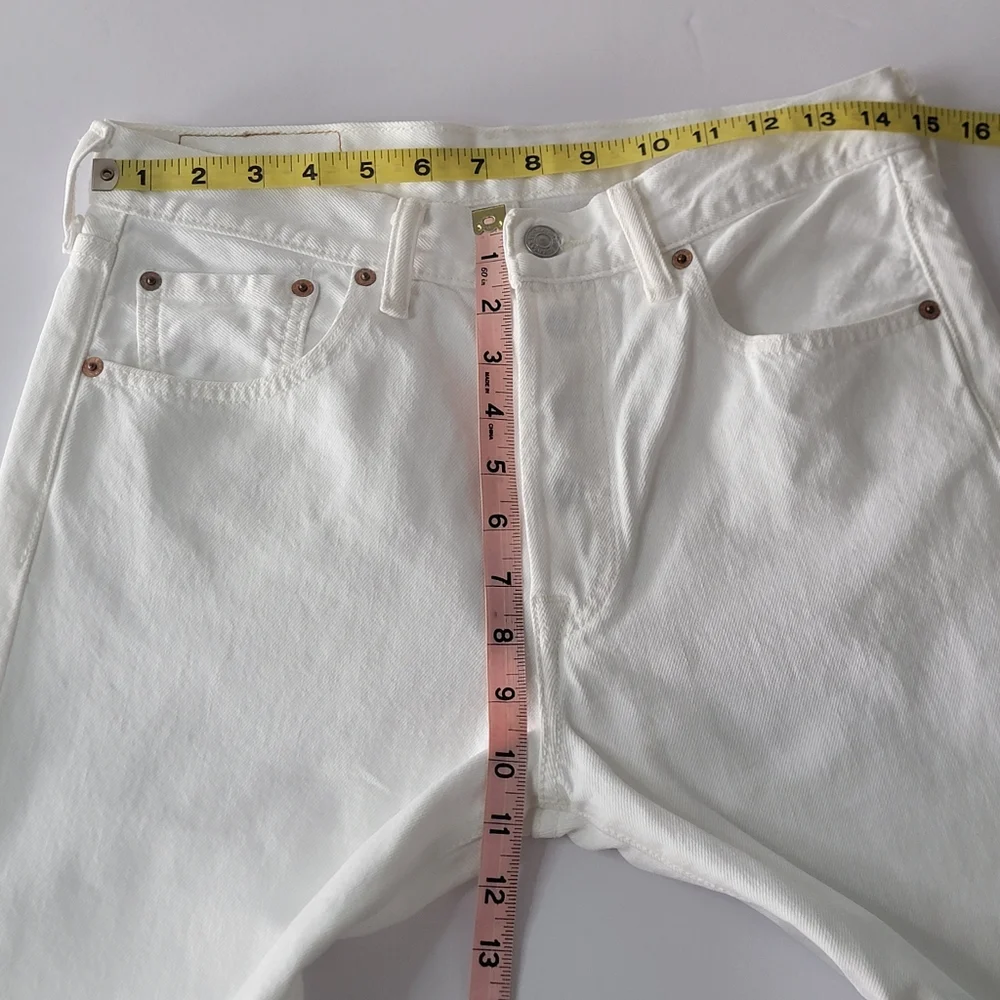 Levi's Straight Jeans in White